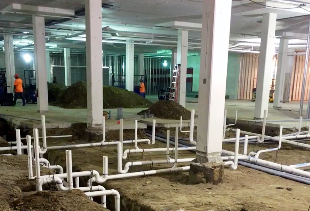 ground up plumbing for entertainment venues